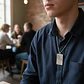 Collar De Acero Para Hombre Y Mujer Dije Tarot La Justicia - Miniatura 13