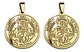 Set 2 Dijes Vikingos De Acero Para Hombre Medallas Dios Odin - Miniatura 2