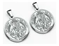 Set 2 Dijes Vikingos De Acero Para Hombre Medallas Dios Odin - Miniatura 11