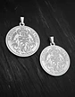 Set 2 Dijes Vikingos De Acero Para Hombre Medallas Dios Odin - Miniatura 17