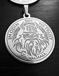 Set 2 Dijes Vikingos De Acero Para Hombre Medallas Dios Odin - Miniatura 19