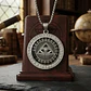 Collar Masón En Acero Para Hombre Dije Ojo De La Providencia - Miniatura 9