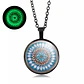 Collar para Hombre y mujer dije Serenidad Mandala Brilla En La Oscuridad - Miniatura 1