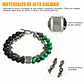 Pulsera en Acero para hombres con cadena y Piedras Naturales - Miniatura 4