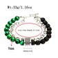 Pulsera en Acero para hombres con cadena y Piedras Naturales - Miniatura 6
