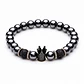 Brazalete Pulsera Manilla Hematita Piedra Volcánica Hombre - Miniatura 2