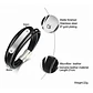 Pulsera Brazalete Acero Inoxidable Placa Color Oro Hombre - Miniatura 4