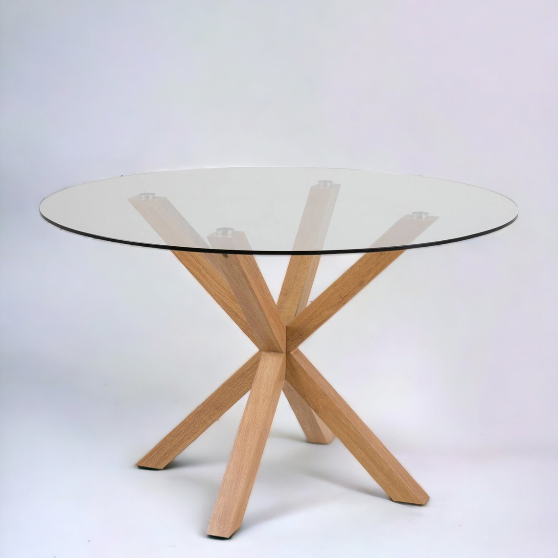 Mesa Redonda Vidrio Madrid 120 cm 4