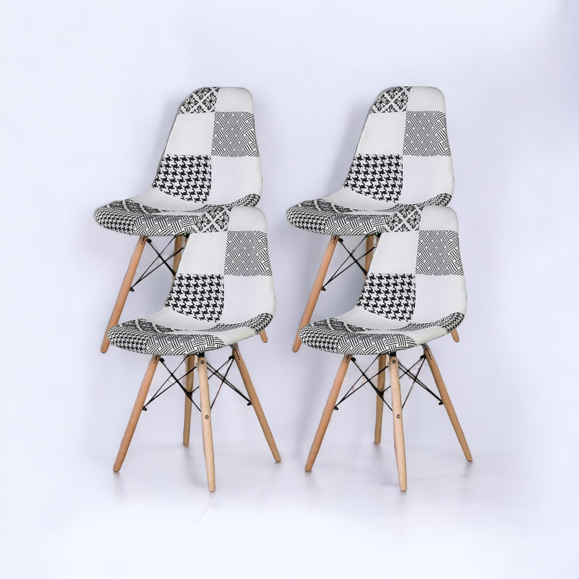 Pack Sillas Patchwork 6