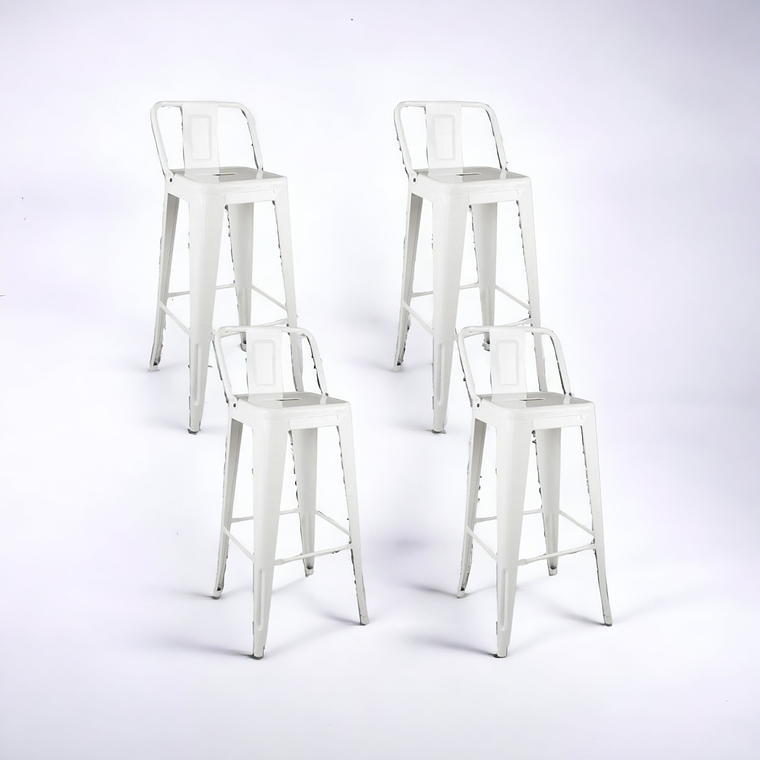 Pack Taburetes Tolix 66 cm 6