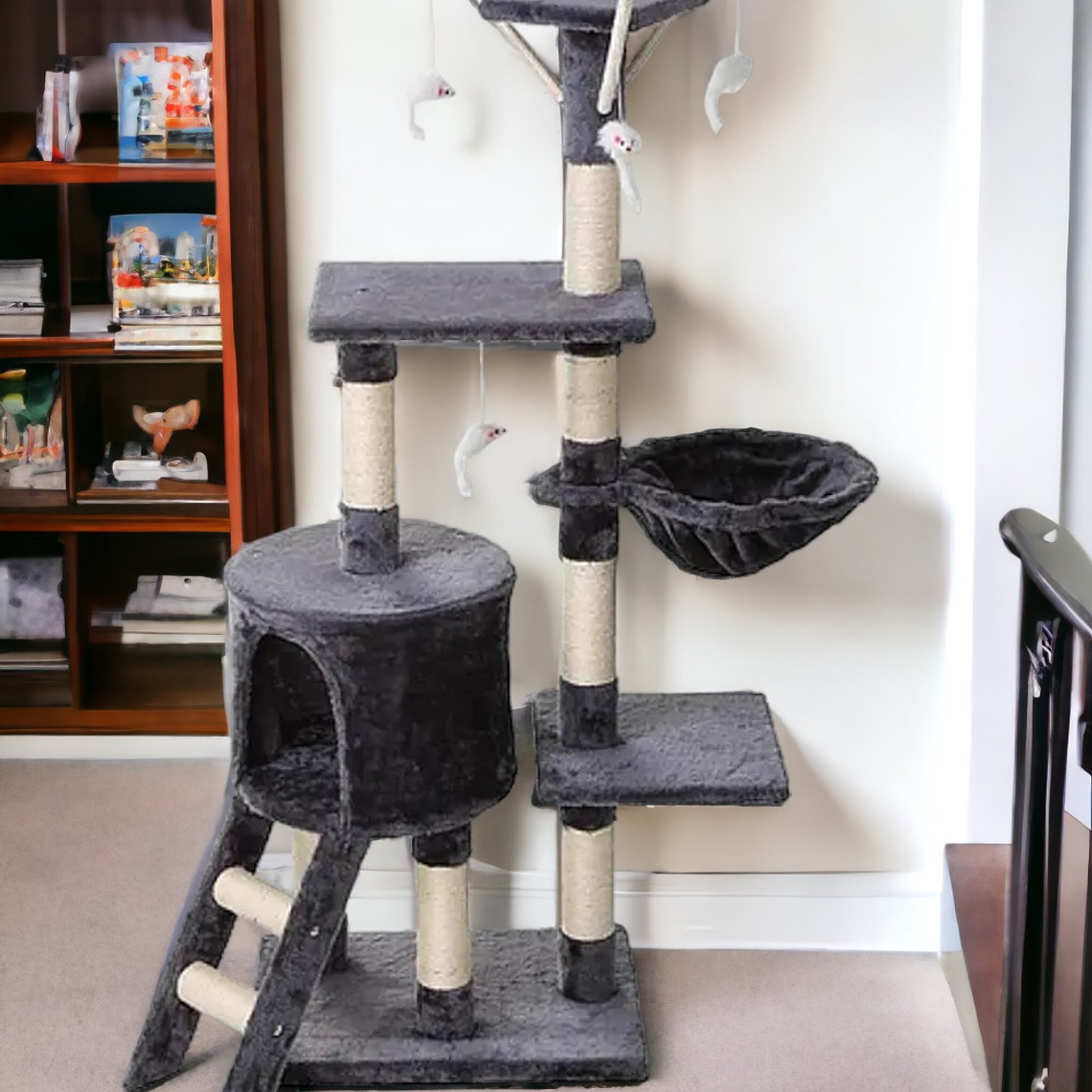 Rascador Mediano Para Gatos 139 cm 2