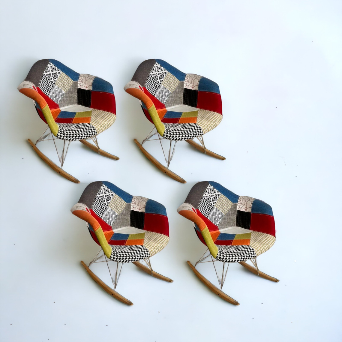 Pack Sitiales Mecedoras Patchwork 4