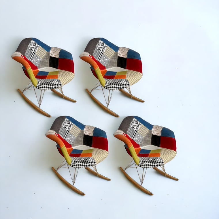 Pack Sitiales Mecedoras Patchwork 4