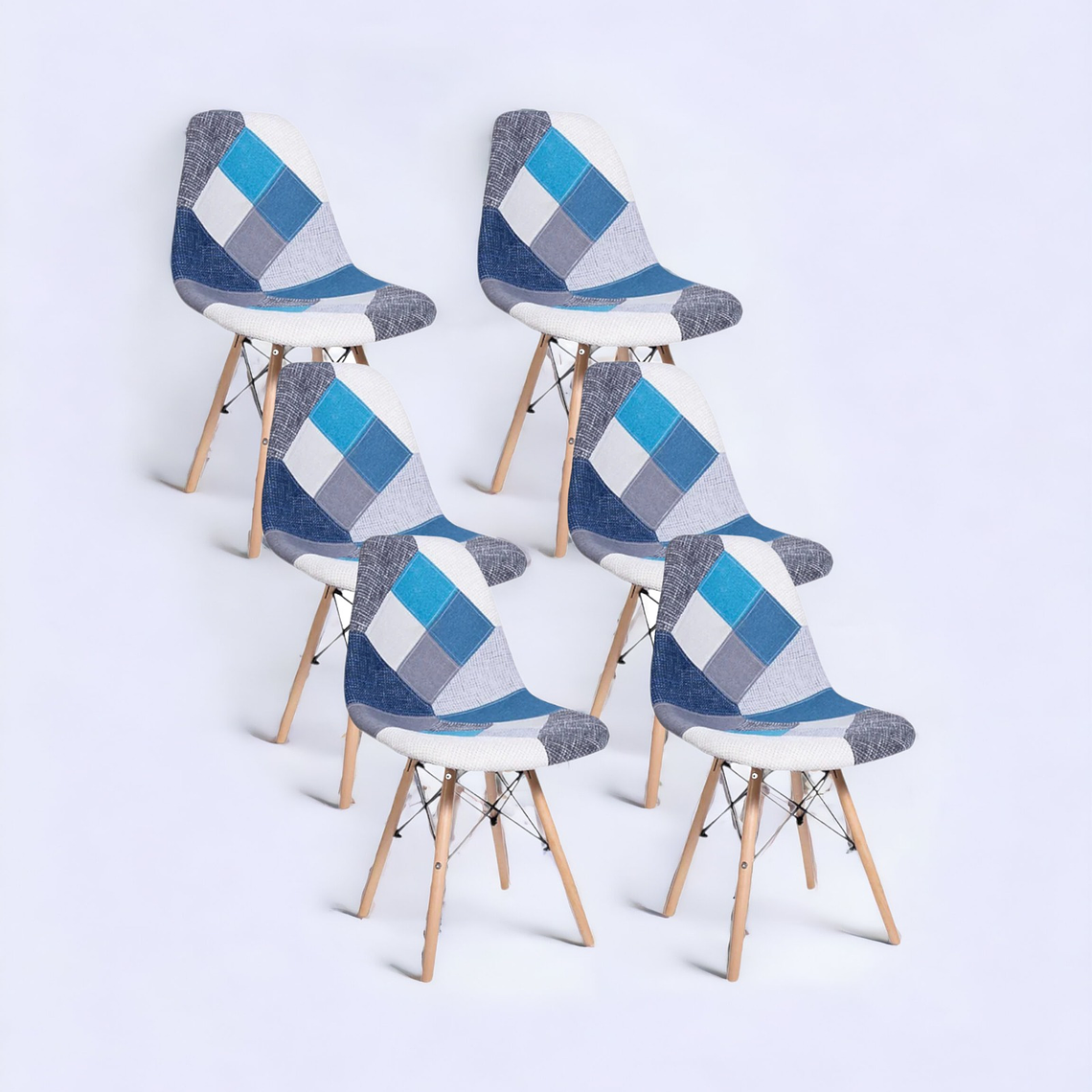Pack Sillas Patchwork 8
