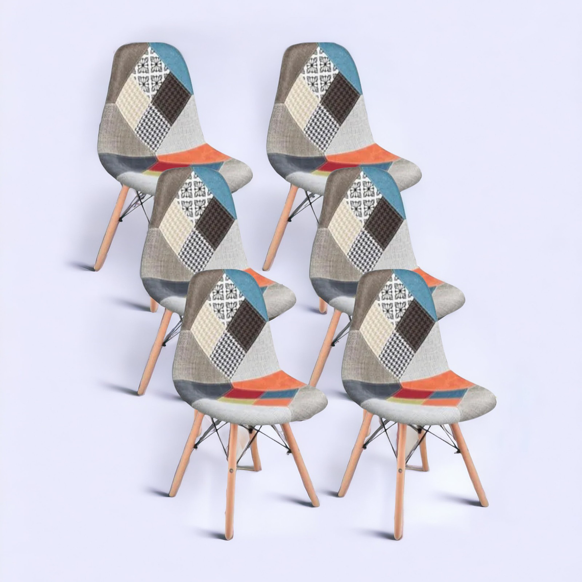Pack Sillas Patchwork 7