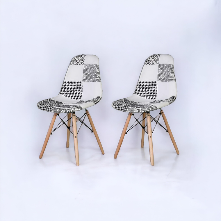 Pack Sillas Patchwork 3