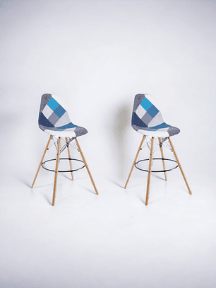 Pack Taburetes Patchwork