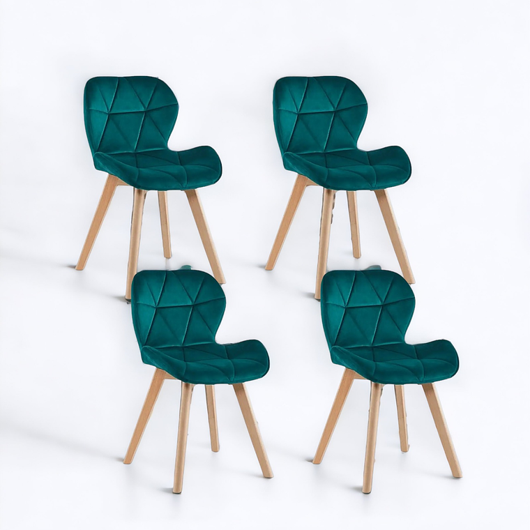 Pack Sillas Radar Velvet 8