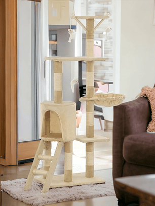 Rascador Mediano Para Gatos 139 cm