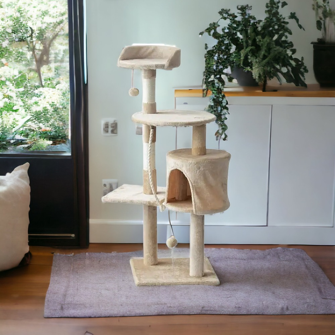 Rascador Pequeño Para Gatos 111 cm 1