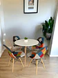 Comedor Redondo Melamina Eames con Sillas Patchwork - Miniatura 2