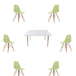 Comedor Mesa Rectangular Melamina 120x80 cm + Sillas Eames - Miniatura 7