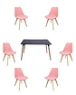 Comedor Rectangular Melamina con Sillas Tulip - Miniatura 18