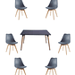 Comedor Mesa Rectangular Melamina 120x80 cm + Sillas Tulip - Miniatura 22