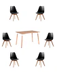 Comedor Rectangular Melamina con Sillas Tulip - Miniatura 28