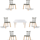 Comedor Mesa Rectangular Melamina 120x80 cm + Silla Windsor - Miniatura 6