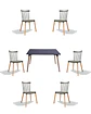 Comedor Rectangular Melamina con Sillas Windsor - Miniatura 12
