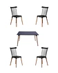 Comedor Rectangular Melamina con Sillas Windsor - Miniatura 13