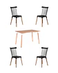 Comedor Rectangular Melamina con Sillas Windsor - Miniatura 19