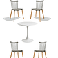 Comedor Mesa Redonda Tulip + Sillas Windsor - Miniatura 3