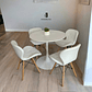 Comedor Mesa Redonda Tulip + Sillas Radar - Miniatura 1