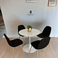 Comedor Mesa Redonda Tulip blanca + Sillas Scoop - Miniatura 4