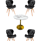 Comedor Mesa Tulip Golden + Sillas Radar - Miniatura 4