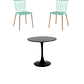 Comedor Mesa Redonda Tulip + Sillas Windsor - Miniatura 6