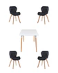Comedor Cuadrado Melamina con Sillas Radar Velvet - Miniatura 6