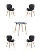Comedor Cuadrado Melamina con Sillas Radar Velvet - Miniatura 9
