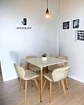 Comedor Cuadrado Melamina con Sillas Radar Velvet - Miniatura 1
