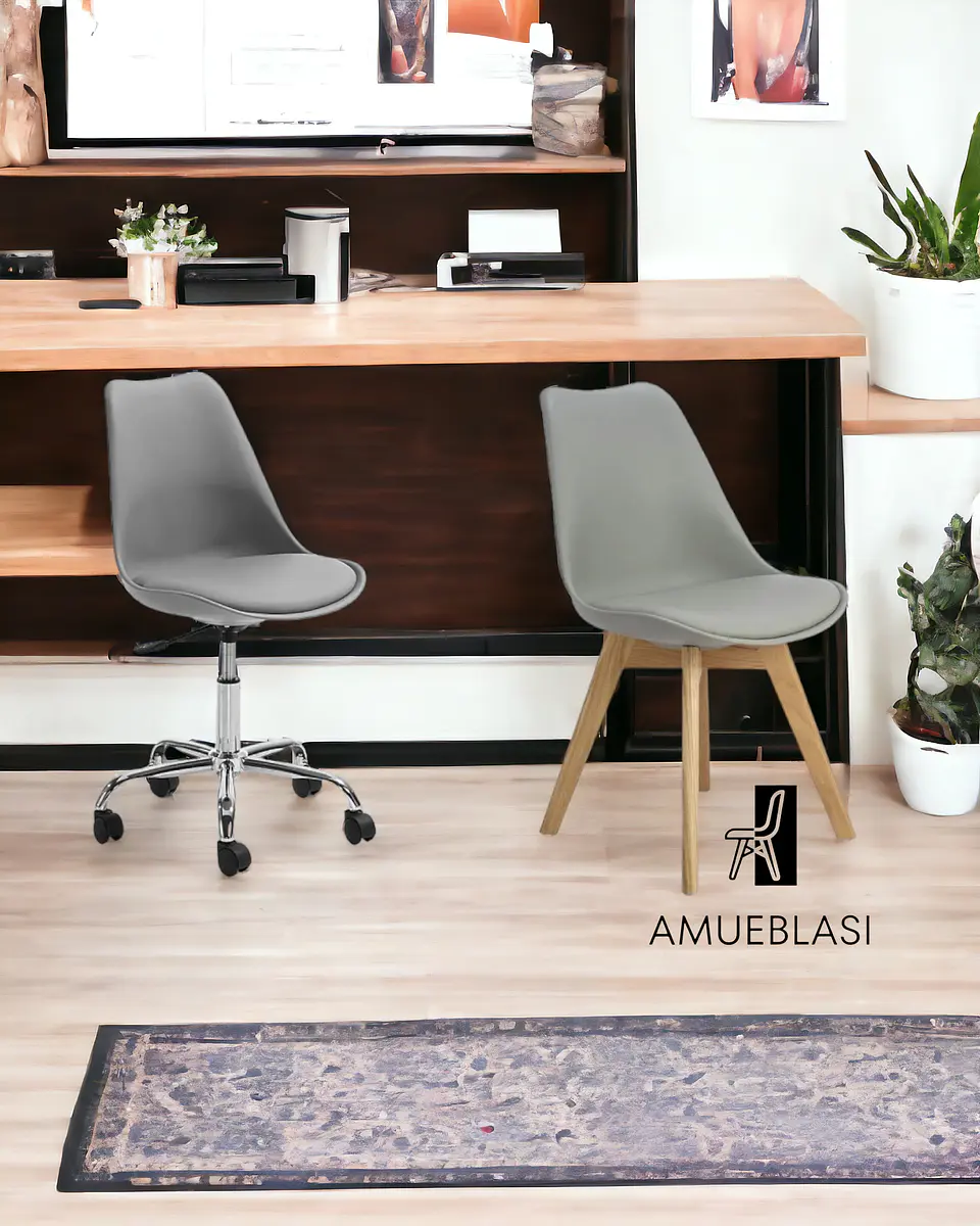 Silla Tulip Escritorio + Silla Tulip 4