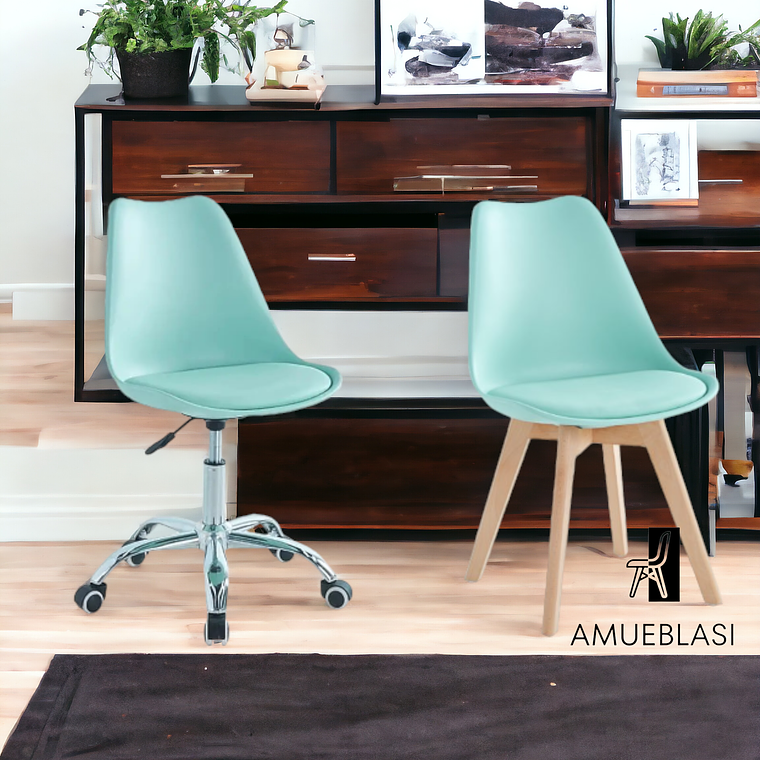 Silla Tulip Escritorio + Silla Tulip 6