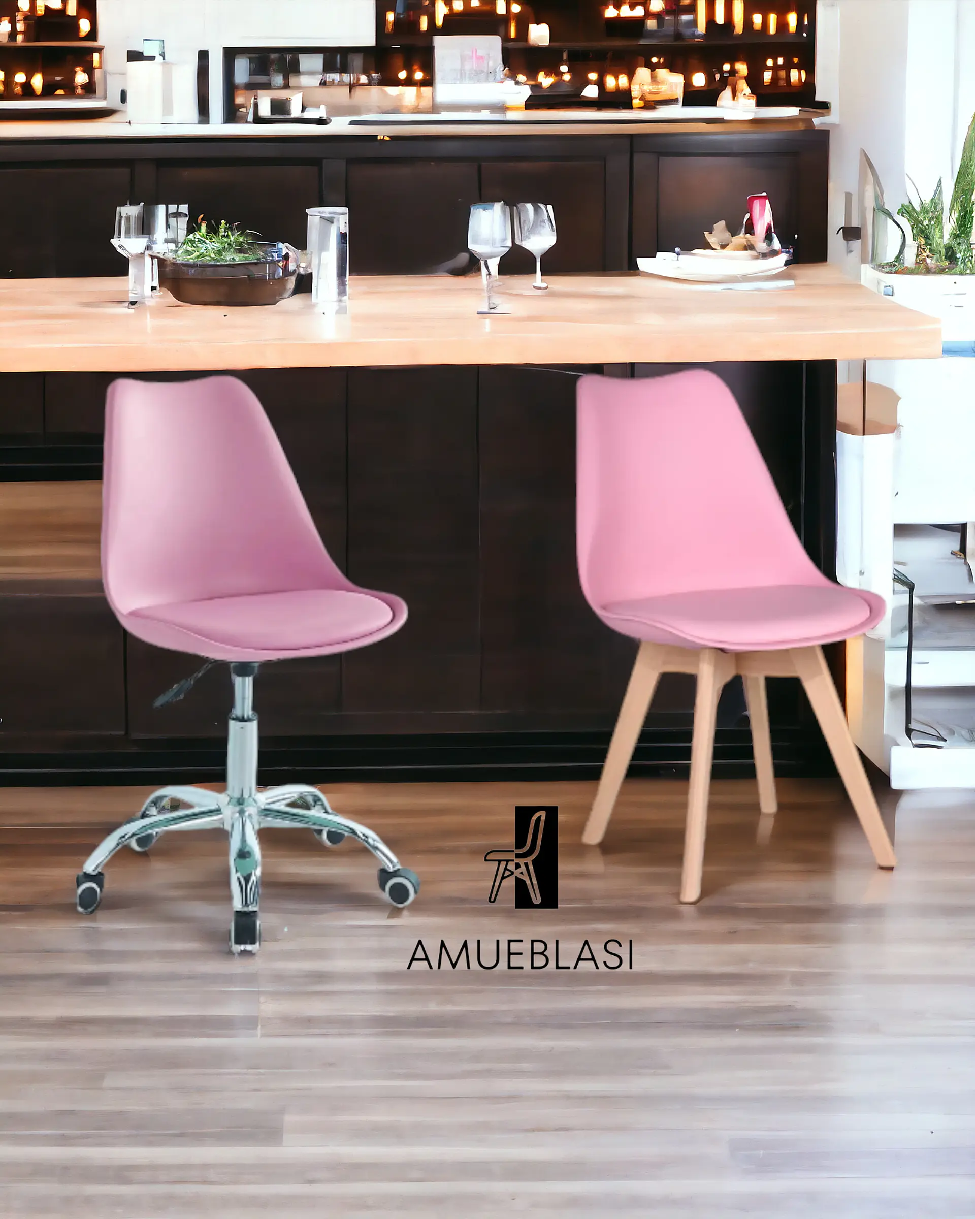 Silla Tulip Escritorio + Silla Tulip 7