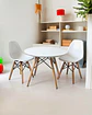 Set Infantil Eames 2 Sillas y Mesa Blanca - Miniatura 4