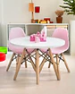 Set Infantil Eames 2 Sillas y Mesa Blanca - Miniatura 3
