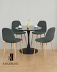Comedor Redondo Tulip con Sillas Scoop - Miniatura 3