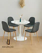 Comedor Redondo Tulip con Sillas Scoop - Miniatura 4