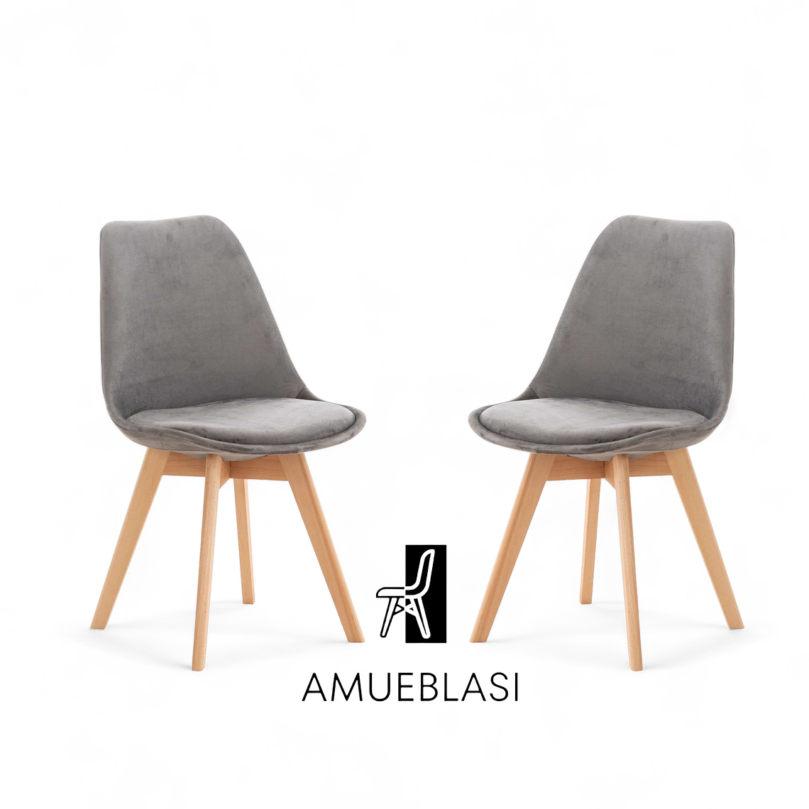 Pack Silla Tulip Velvet 1