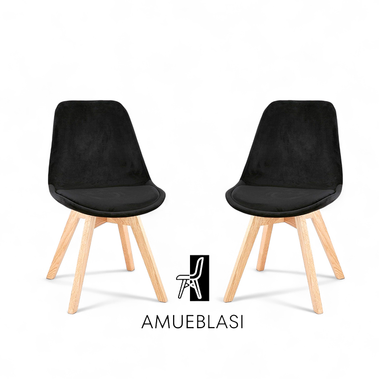 Pack Silla Tulip Velvet 7